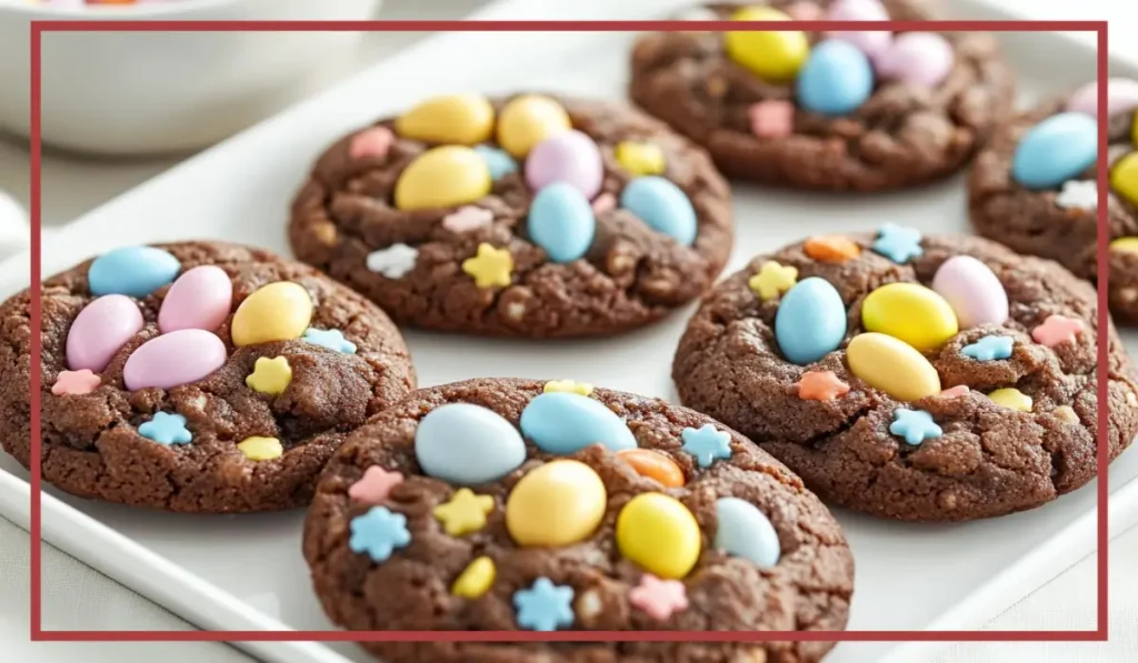 Easter Egg Brownie Cookies