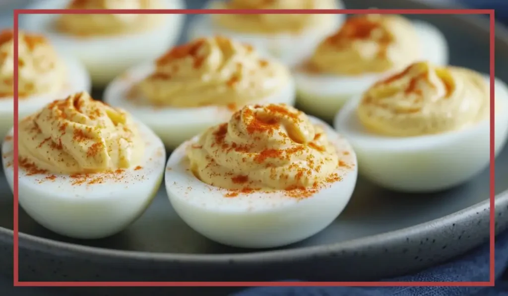 Easy deviled eggs