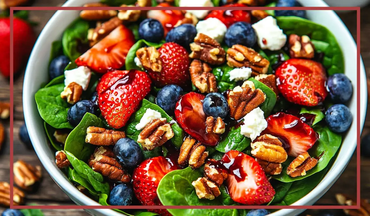 Strawberry Spinach Salad