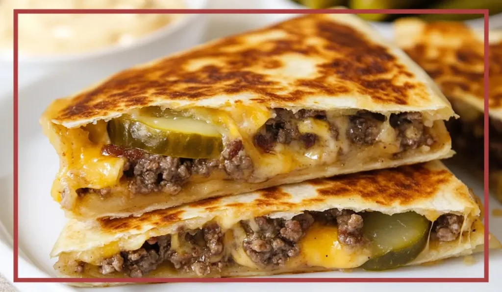 Cheeseburger Quesadilla Recipe