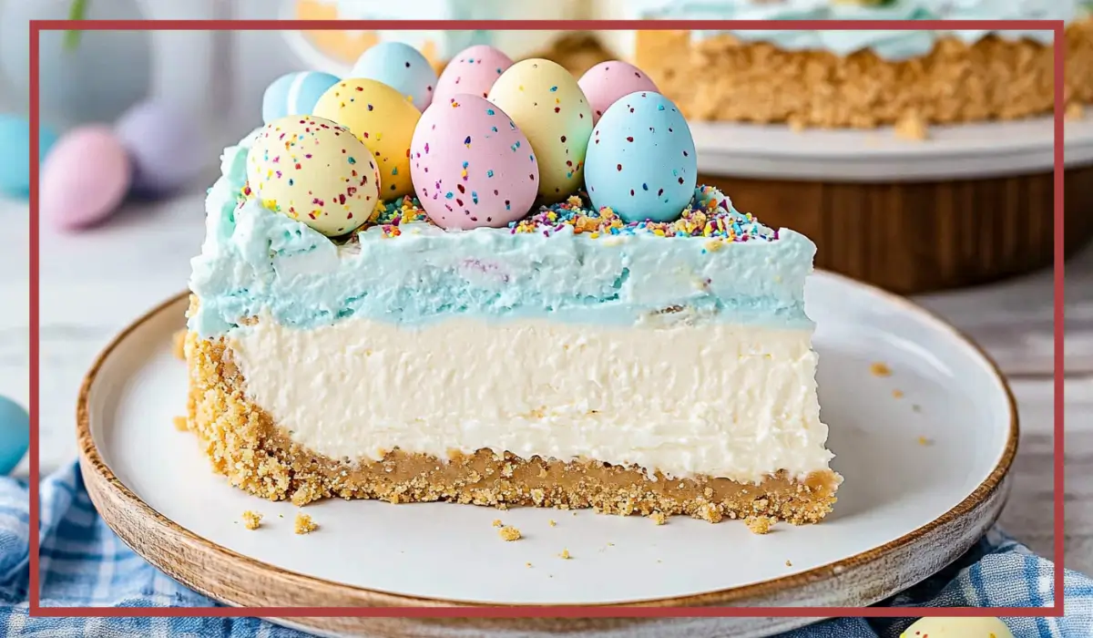 Easter Egg Cheesecake