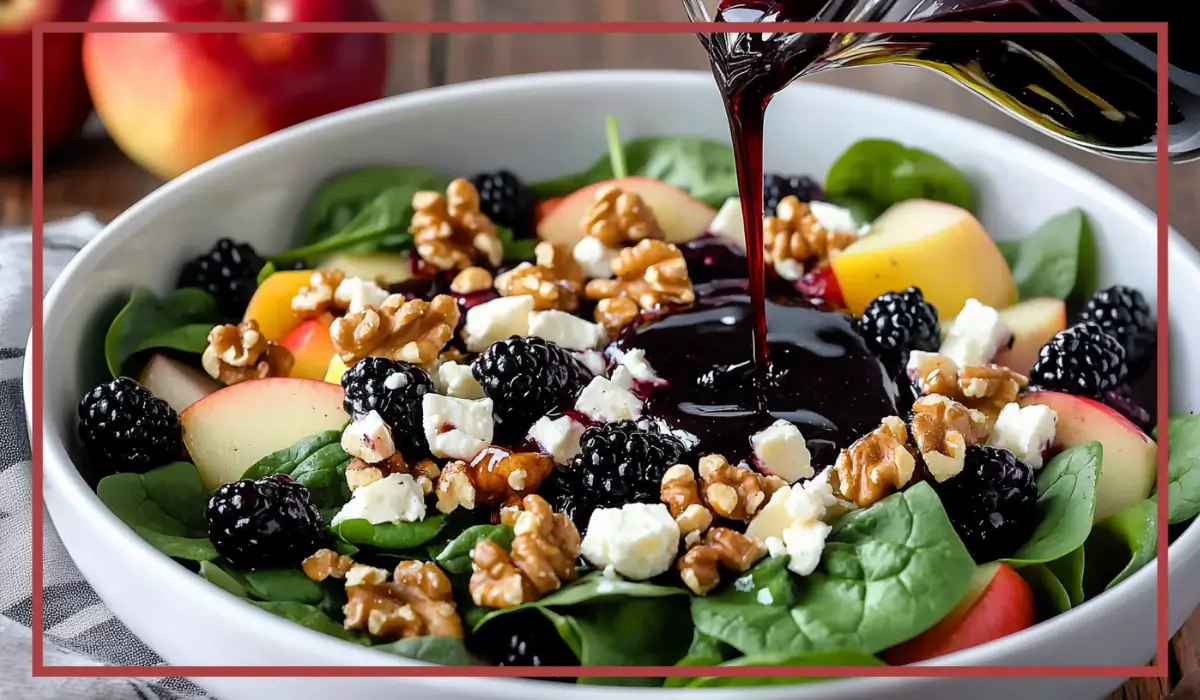 Blackberry Apple Spinach Salad