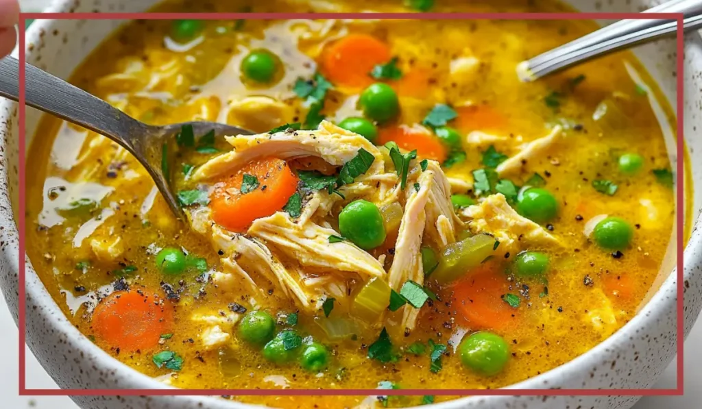 Turmeric chicken soup