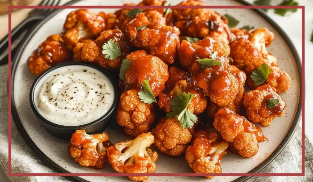 Buffalo Cauliflower Bites