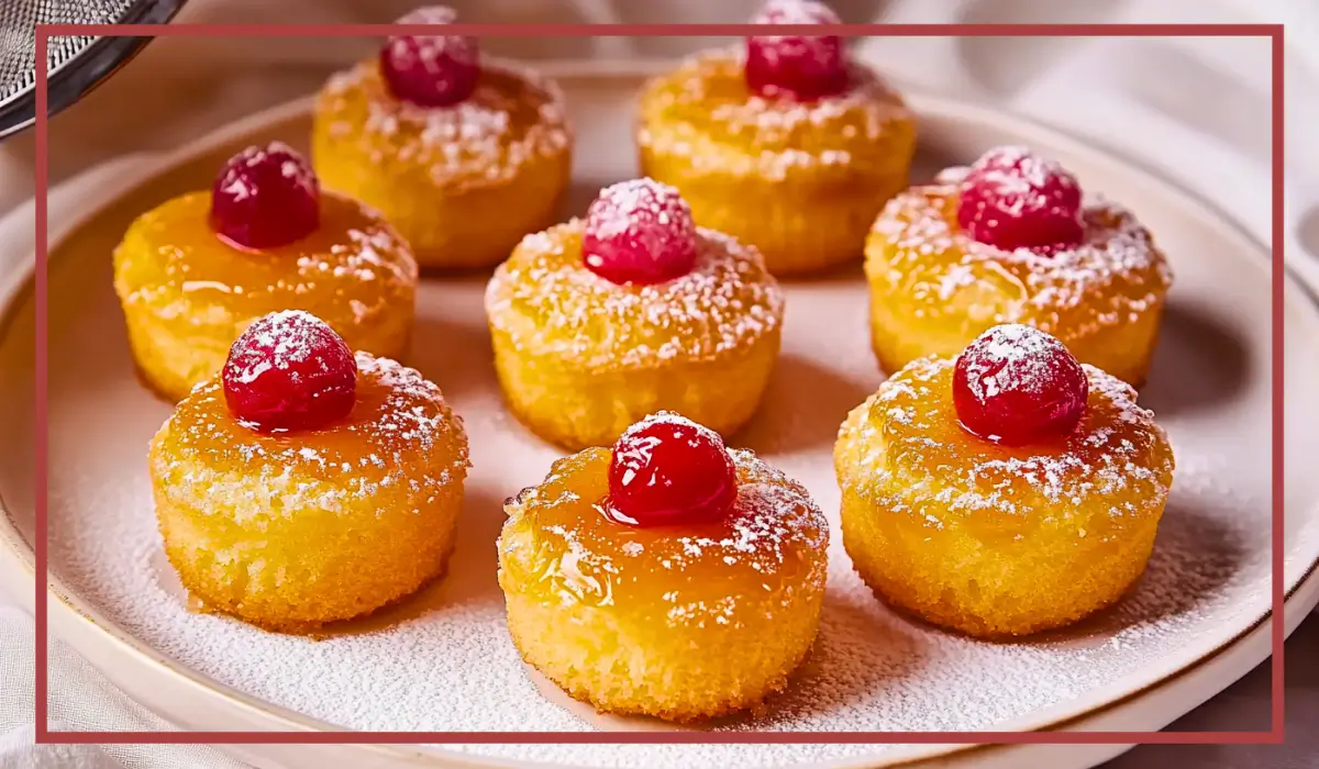 Pineapple Upside-Down Cupcakes