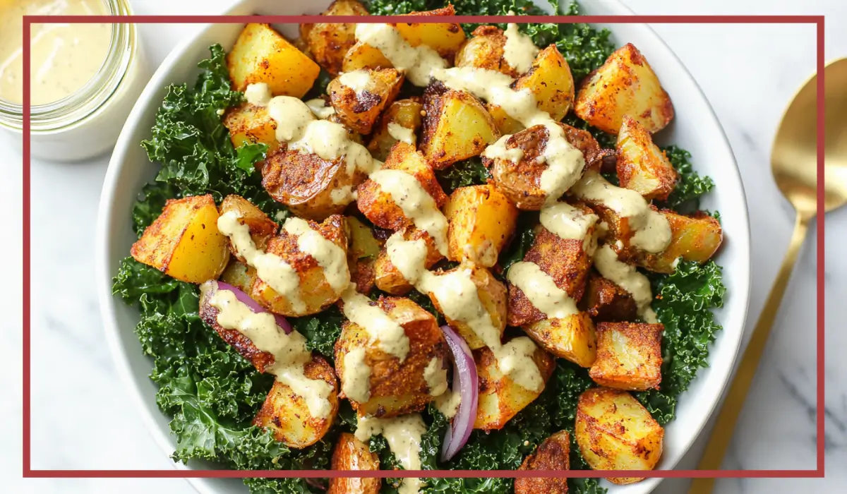 Spicy Potato Kale Bowls