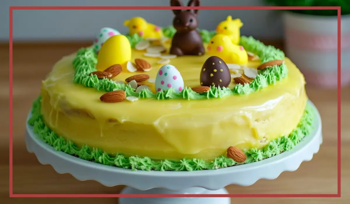Homemade Easter Yellow Cake