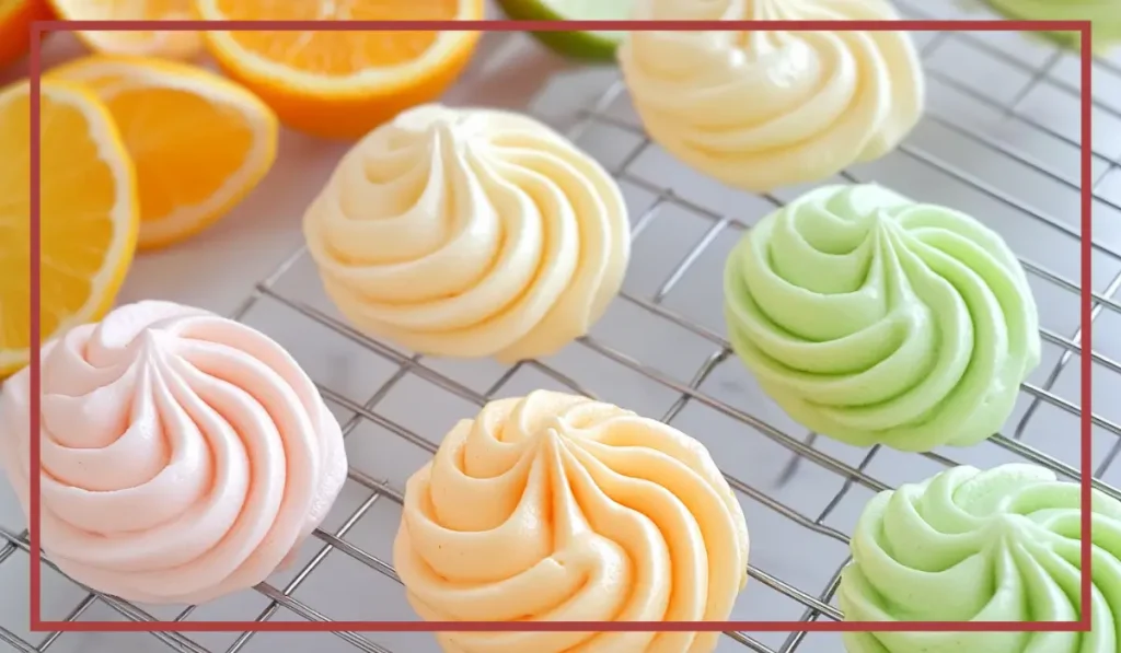 Fluffy Jello Meringue Cookies