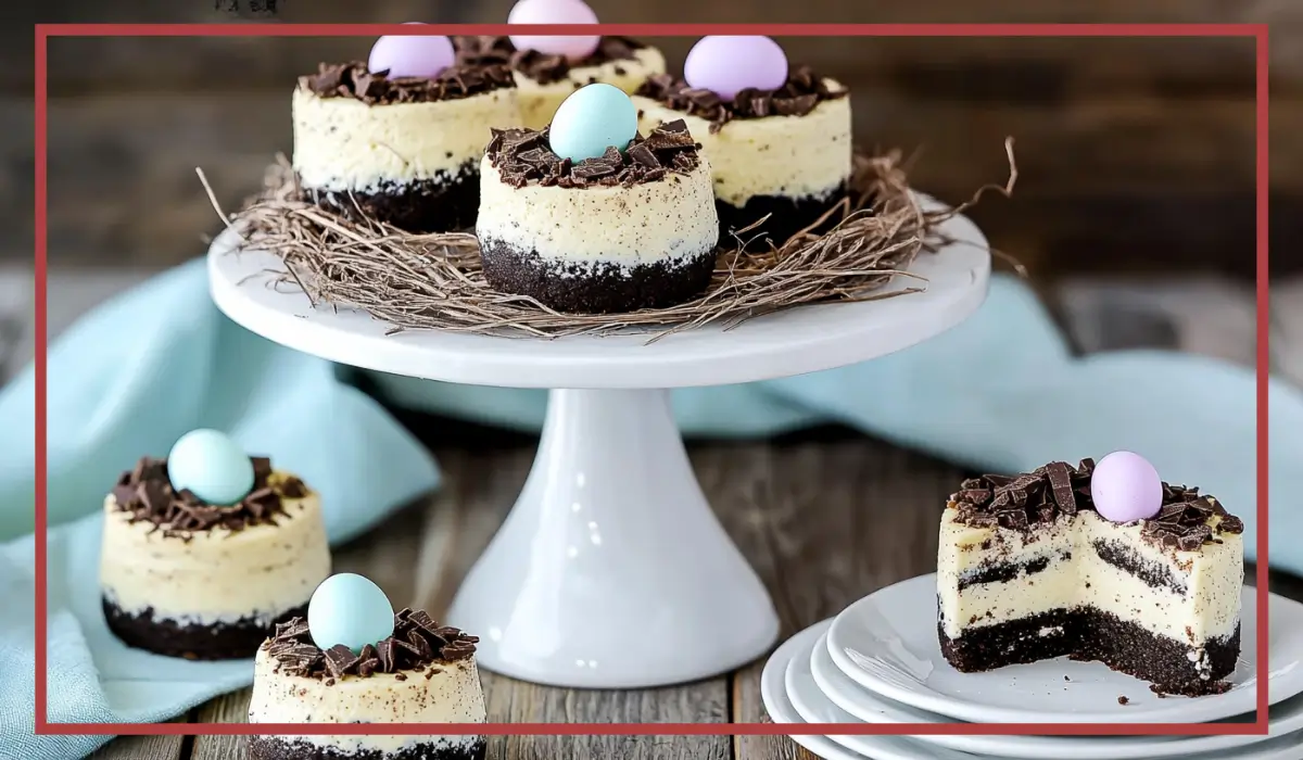 Bird’s Nest Mini Cheesecakes