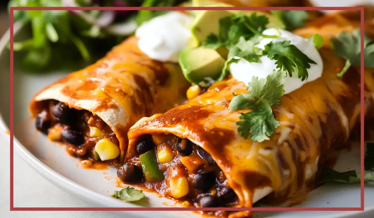 Vegetarian Black Bean Enchiladas