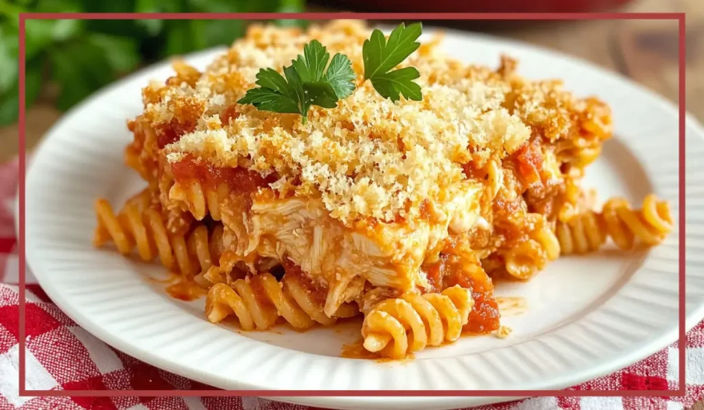 Easy Chicken Pasta Casserole