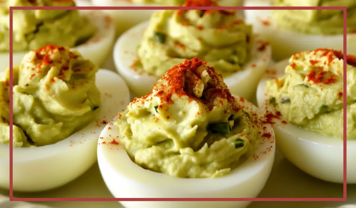 Avocado deviled eggs