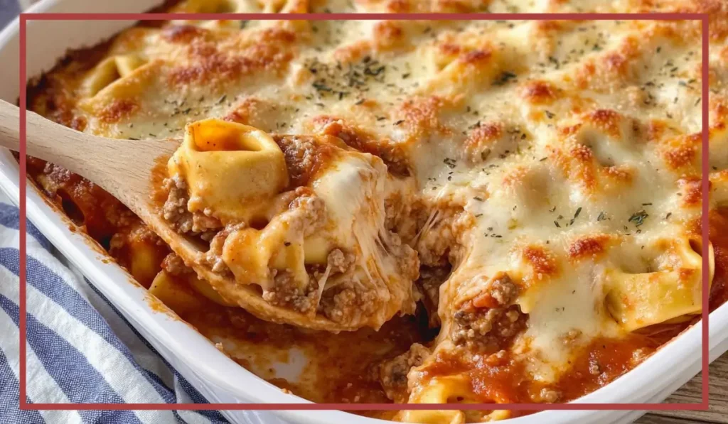 Cheesy Tortellini Casserole