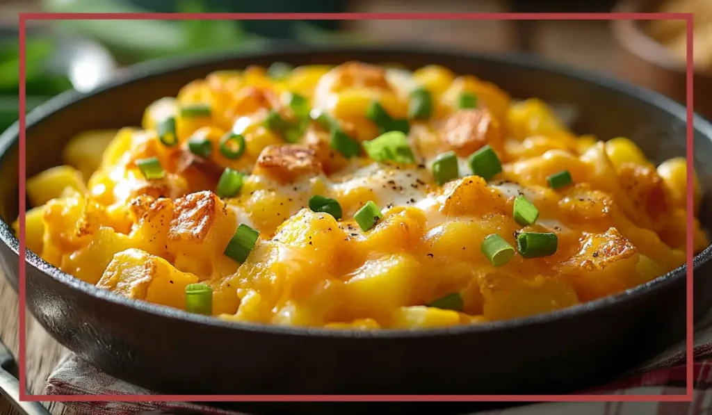 cheesy potato scramble