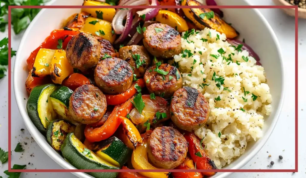 Air Fryer Chicken Sausage