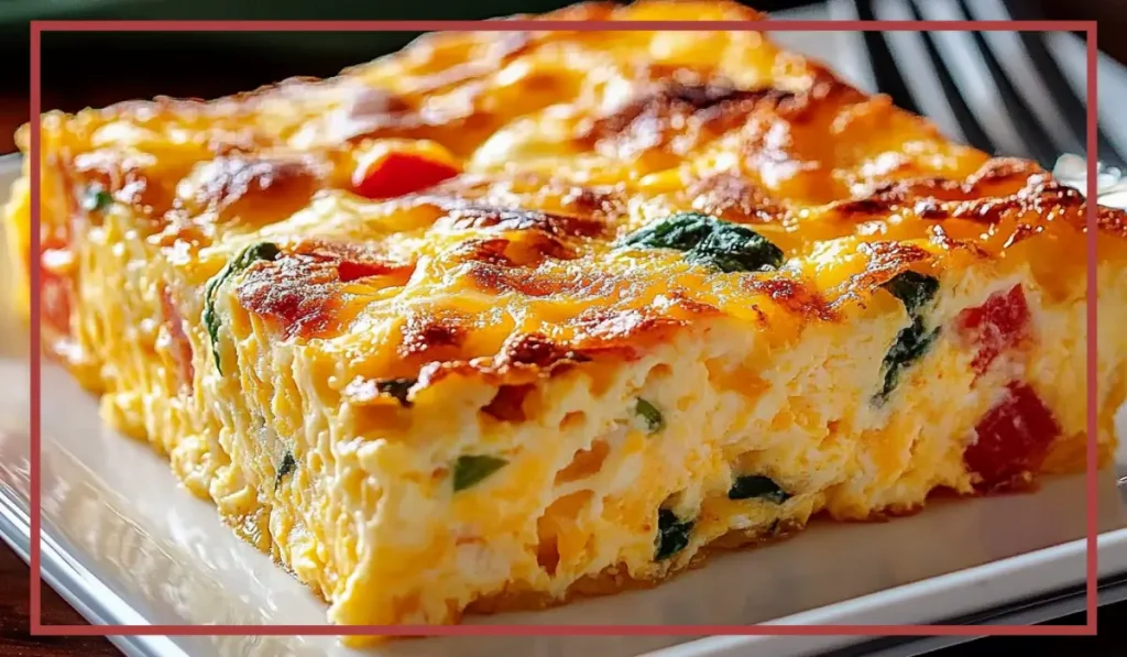 high-protein egg casserole