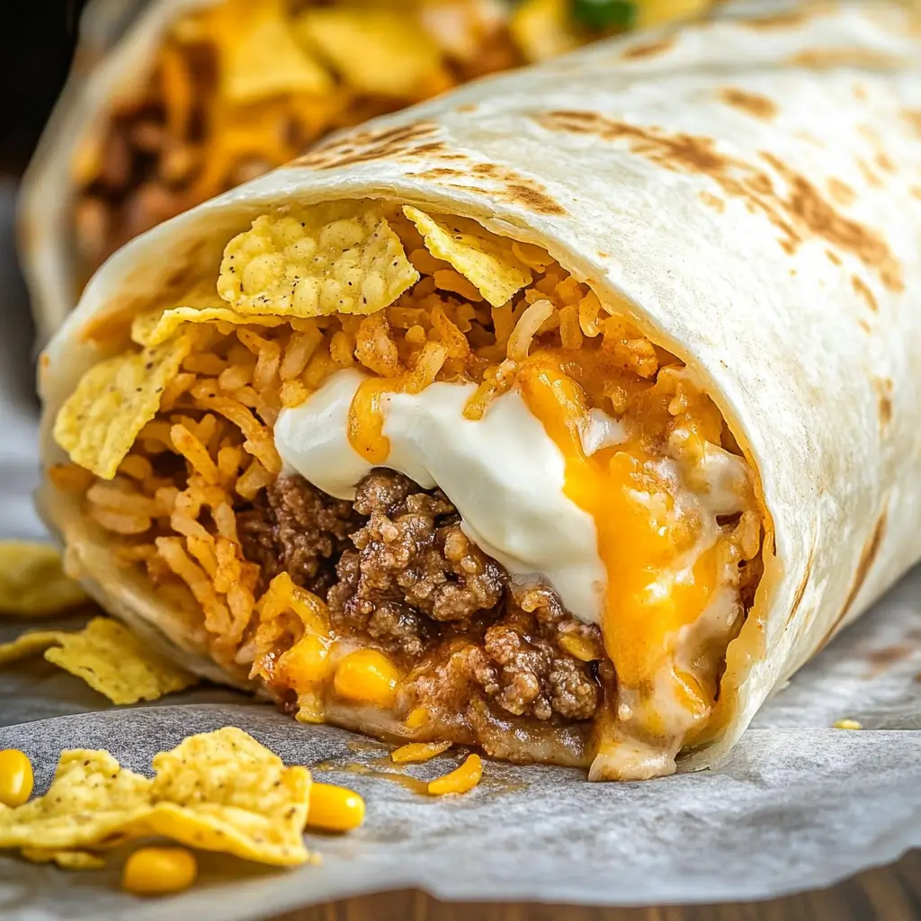 Beefy Melt Burrito