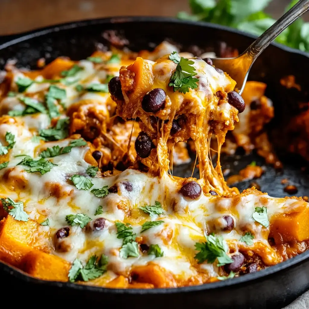 Butternut Squash Enchilada Bake