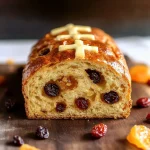 Vegan Hot Cross Loaf