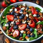 Strawberry Spinach Salad
