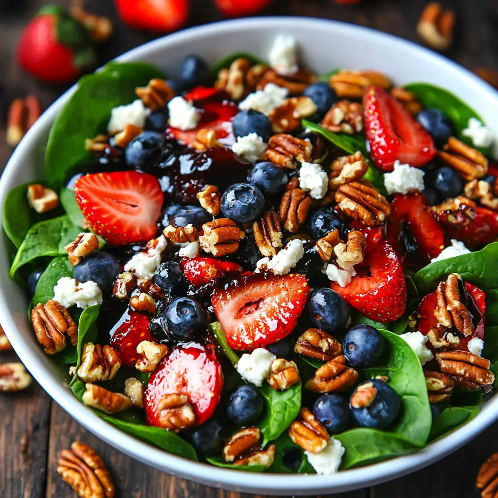 Strawberry Spinach Salad