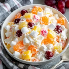 Tropical Ambrosia Salad Recipe – Easy Creamy Fruit Dessert