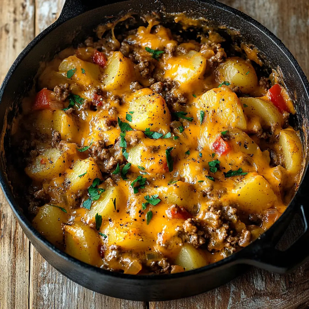 Cheesy One-Pot Beef