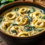 Creamy Tomato Tortellini Soup