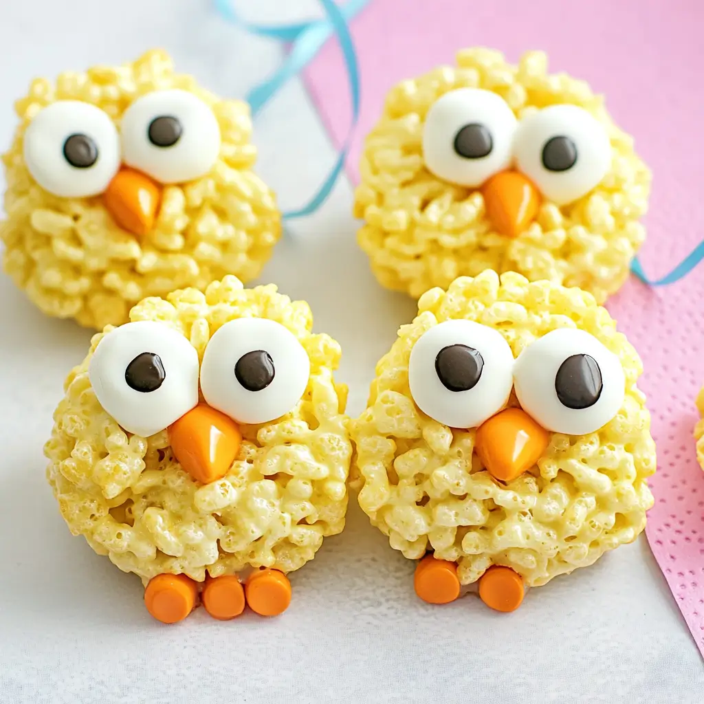 Rice Krispie Easter Chicks