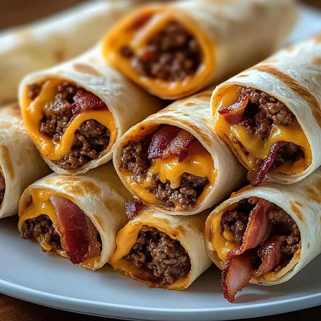 Bacon Cheeseburger Roll-Ups