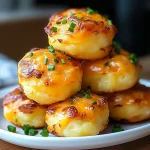 Cheesy mashed potato bites