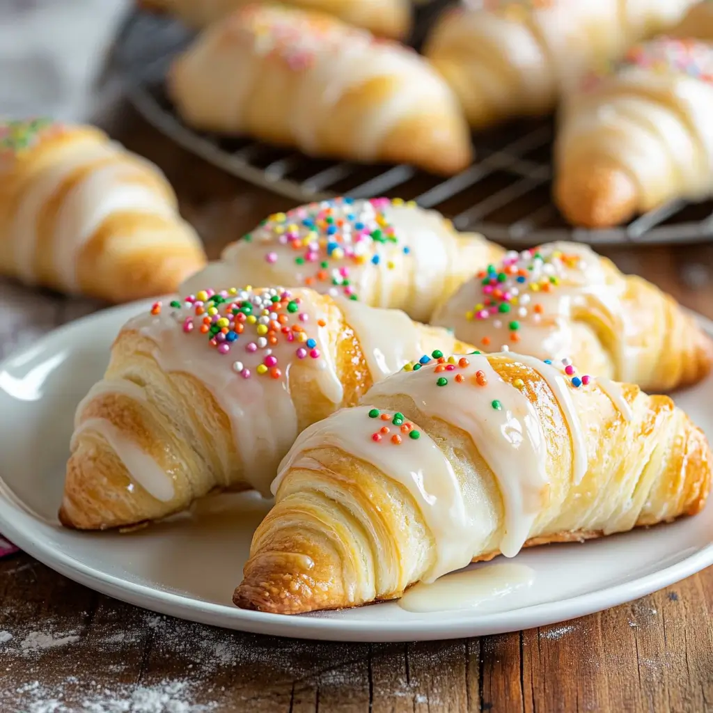 Funfetti Cheesecake Crescent Rolls
