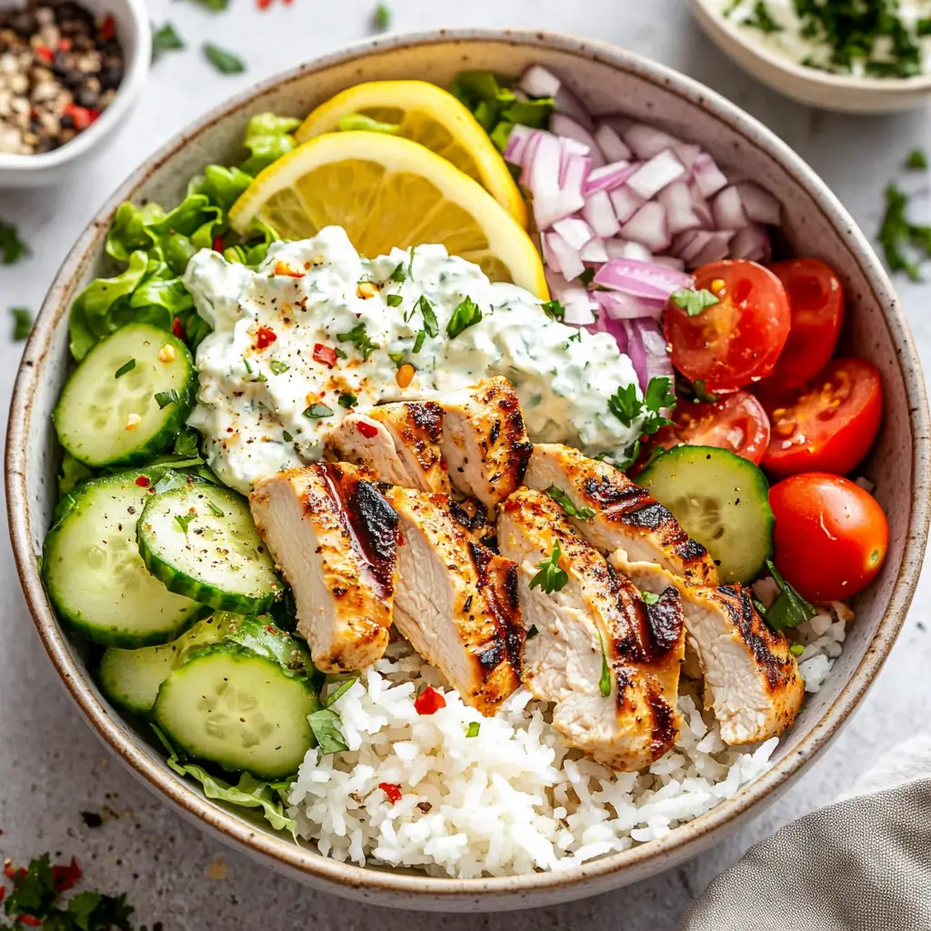 Greek Chicken Bowls