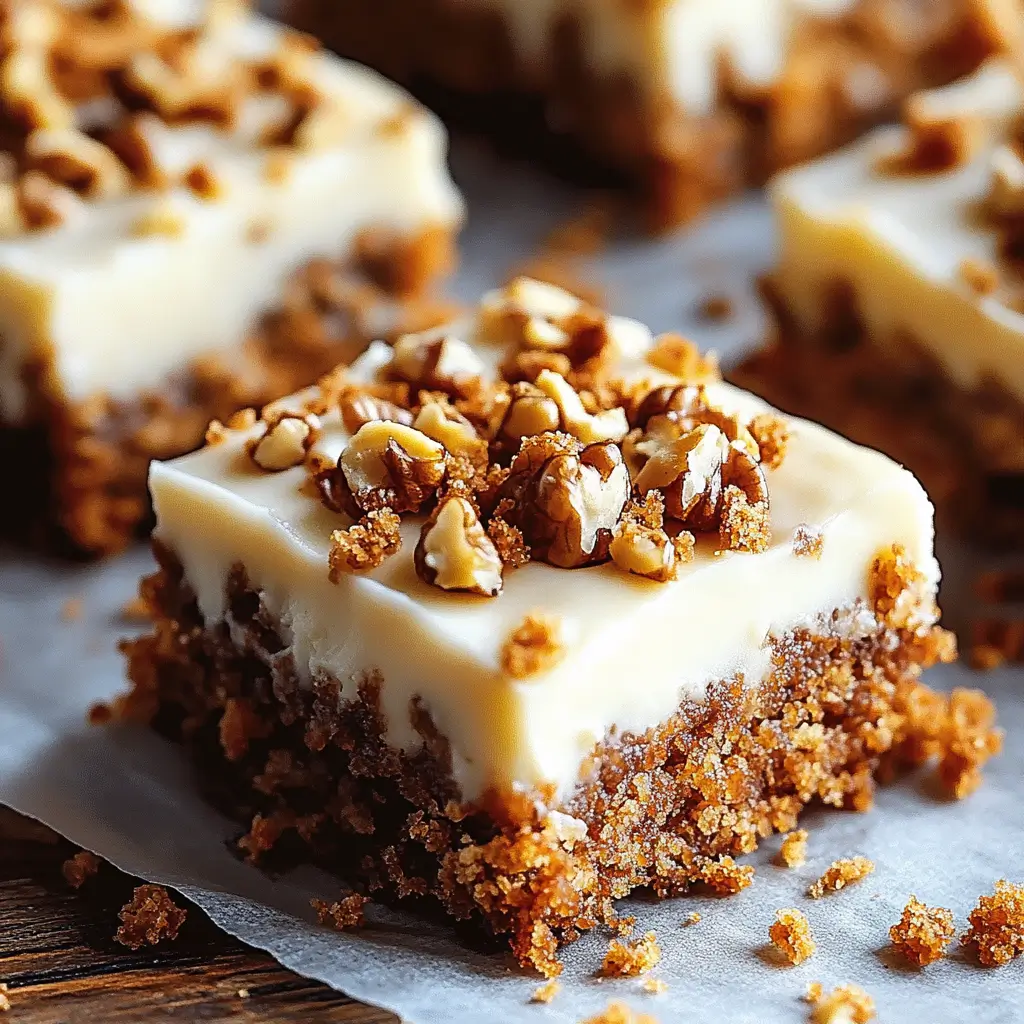 Carrot Cake Bars