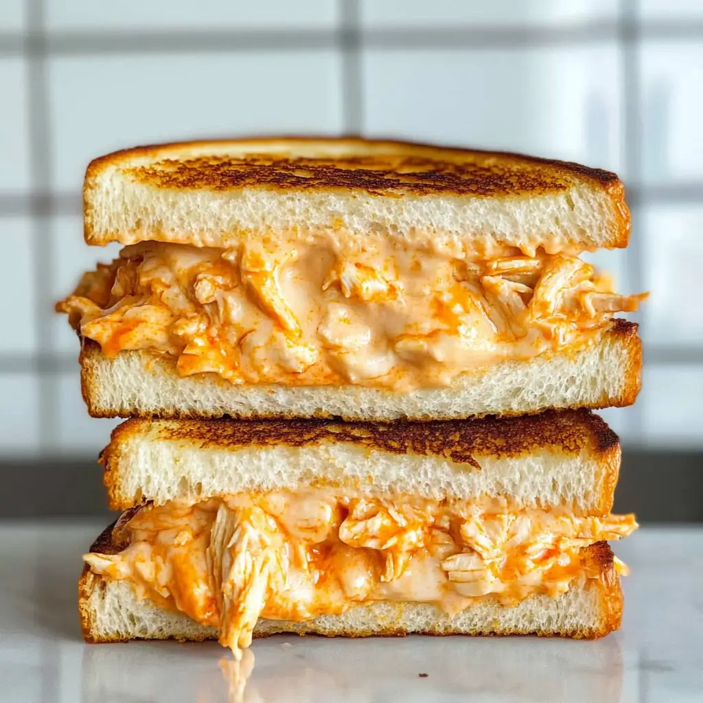 Buffalo Chicken Grilled Cheese