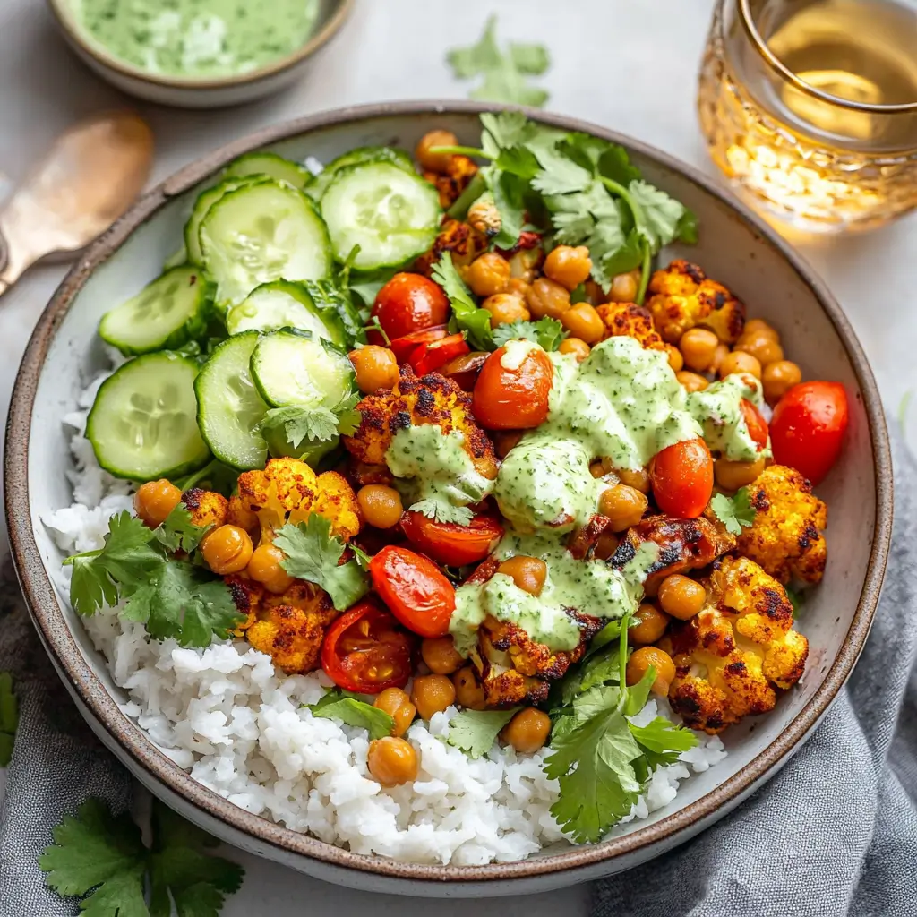  Cauliflower Shawarma Bowls