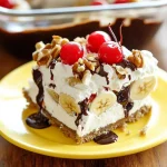 No-Bake Banana Split Cake