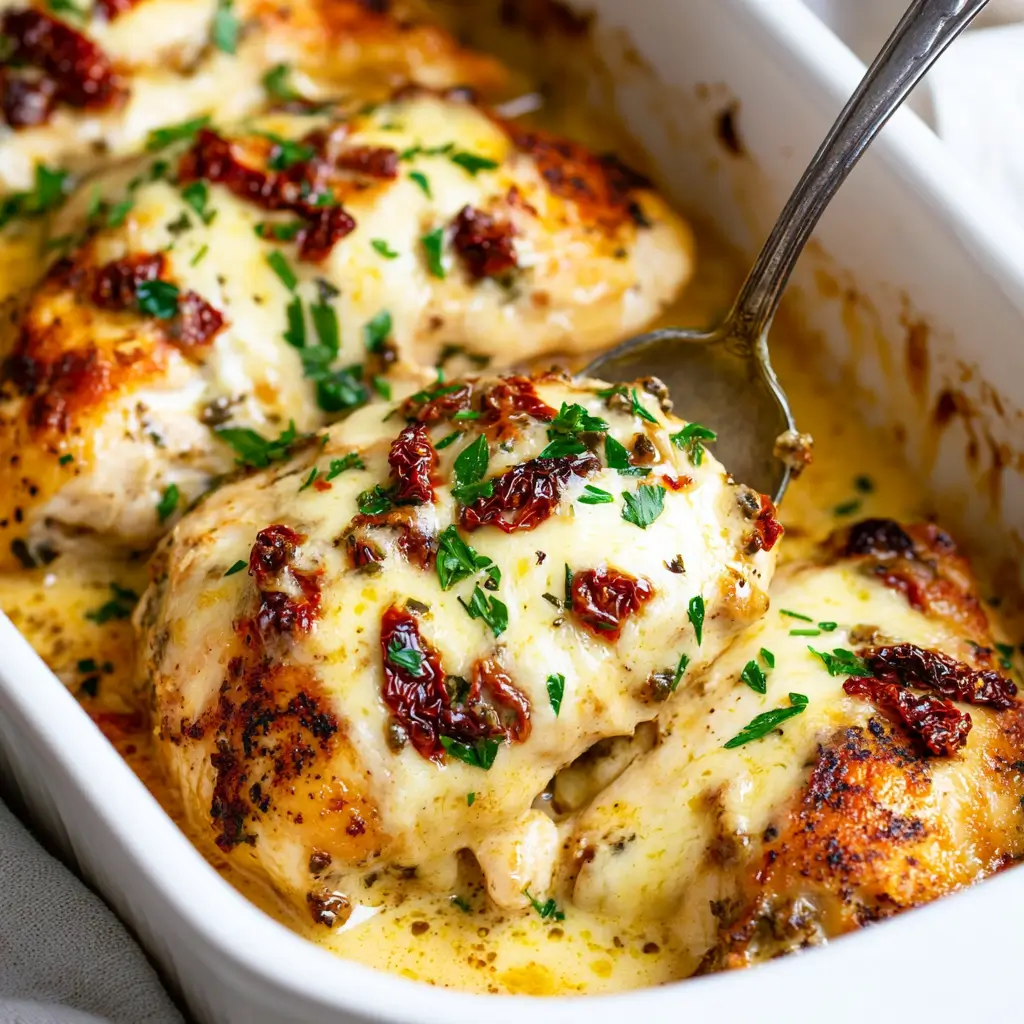Baked Tuscan Chicken