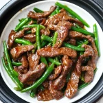 Air Fryer Beef & Green Beans