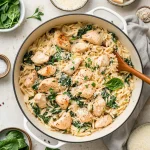 Creamy Chicken and Orzo
