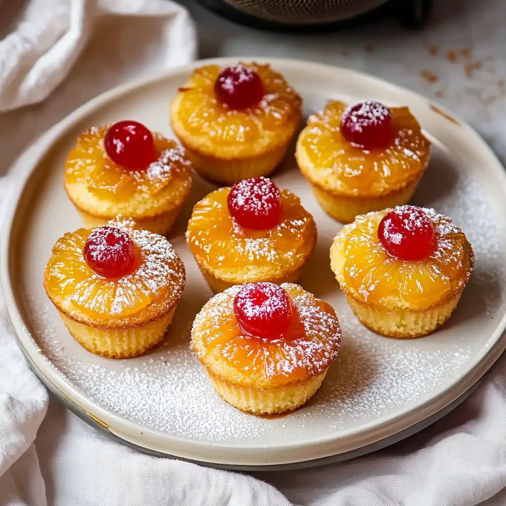 Pineapple Upside-Down Cupcakes