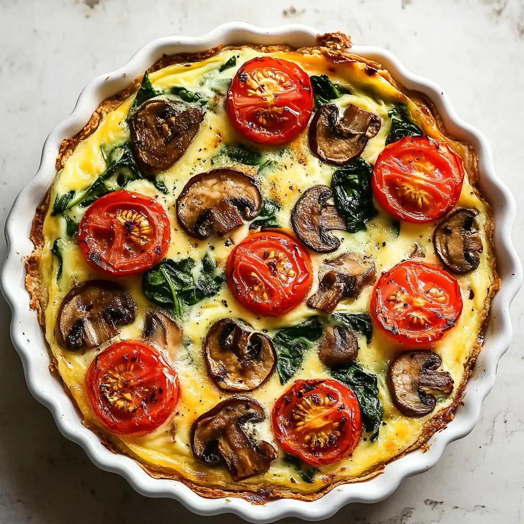 Crustless Vegetable Quiche