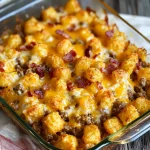 Cheeseburger Tater Tot Casserole