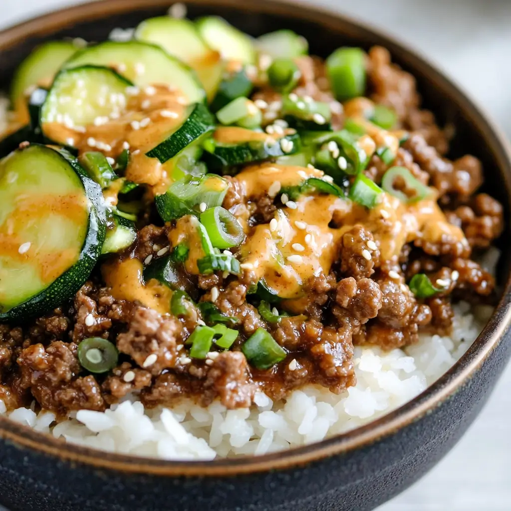 Teriyaki ground beef stir-fry