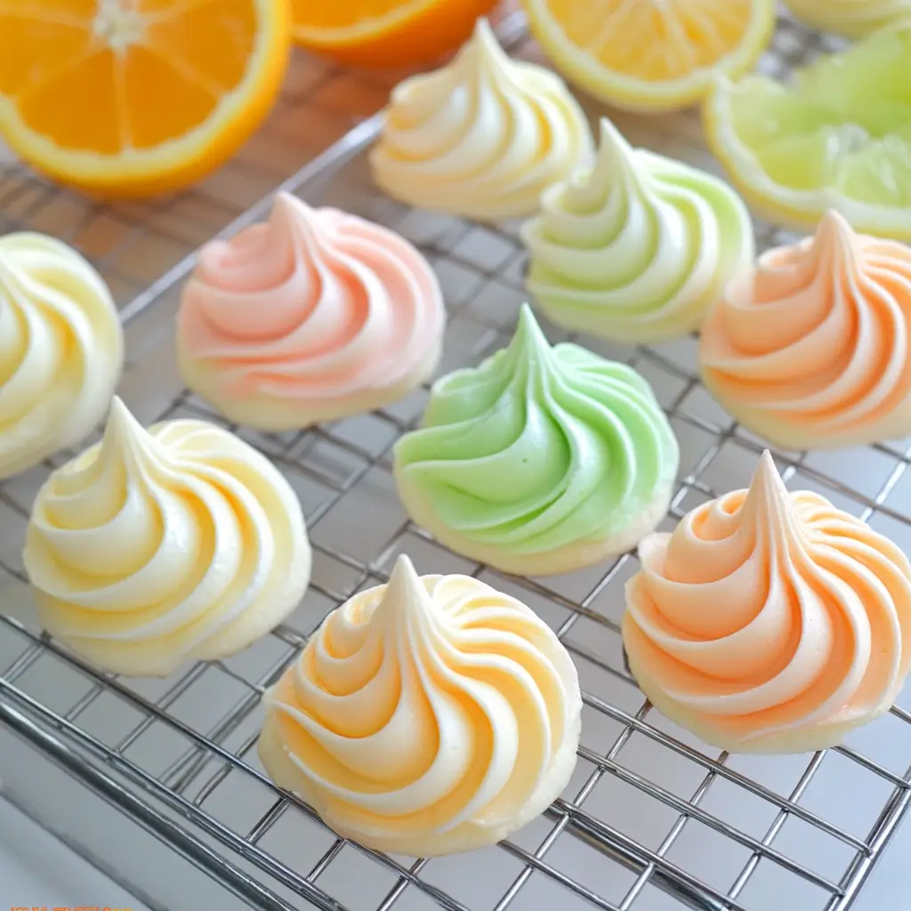 Fluffy Jello Meringue Cookies