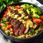 Steak Queso Rice