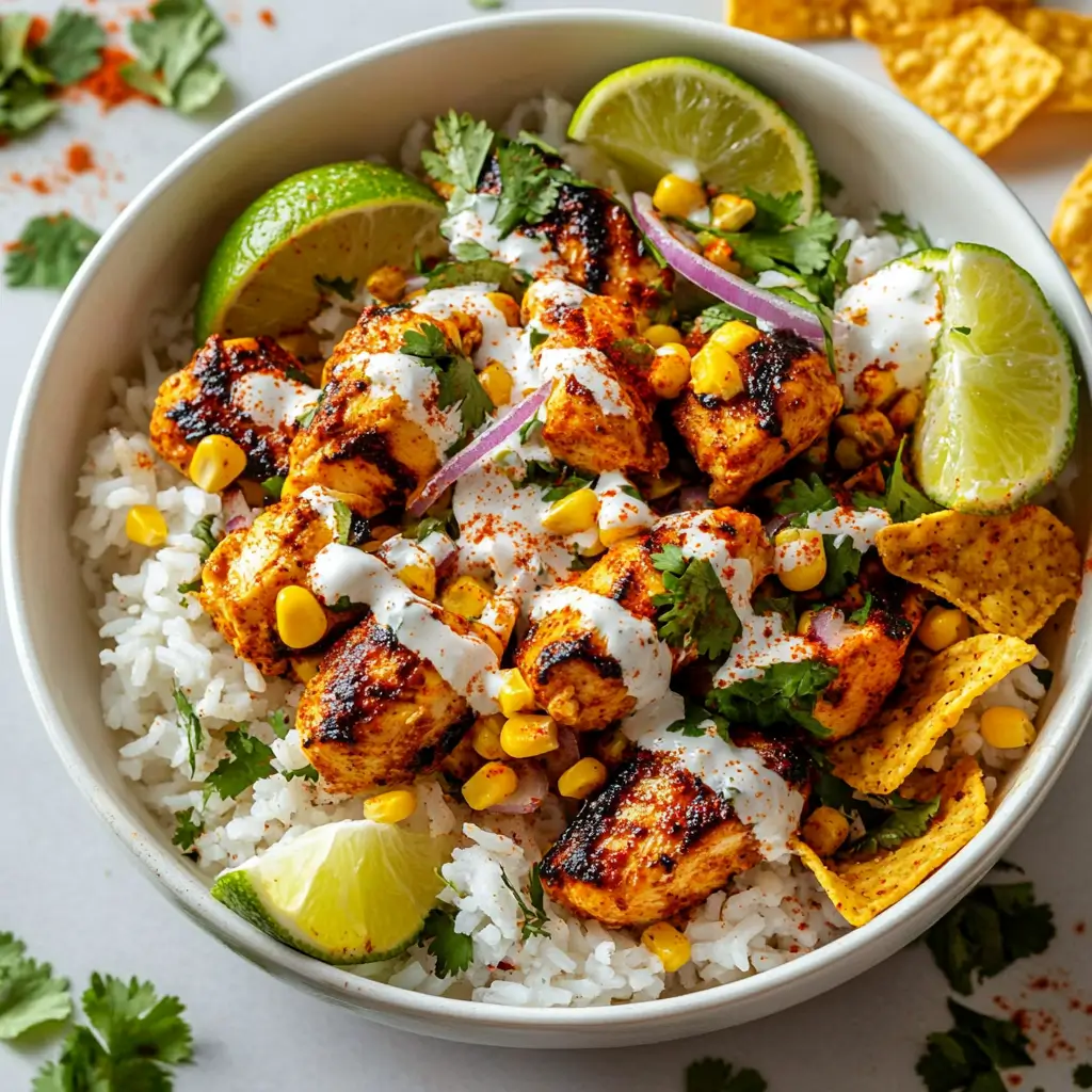 Street Corn Chicken Bowls