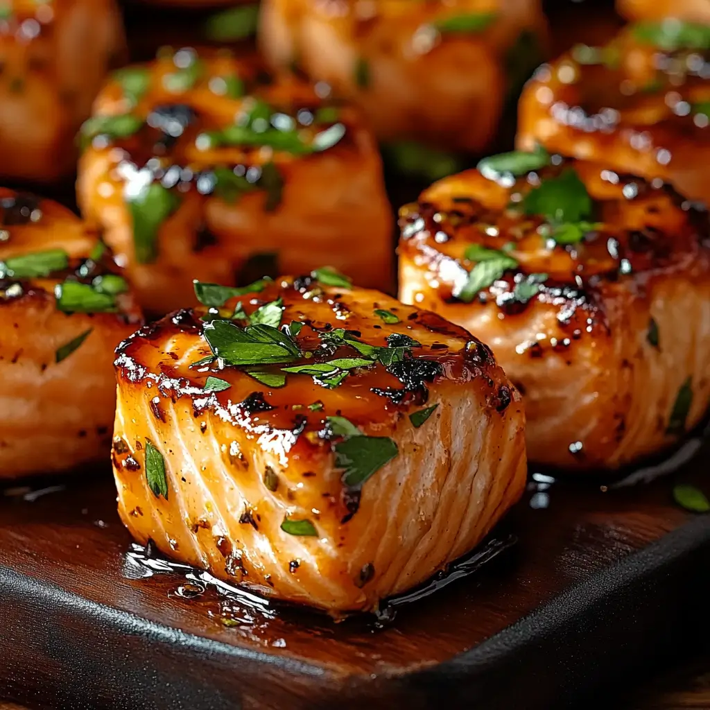 Honey Garlic Glazed Salmon