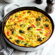 Easy Vegetable Frittata: Healthy, and Delicious One-Pan Meal