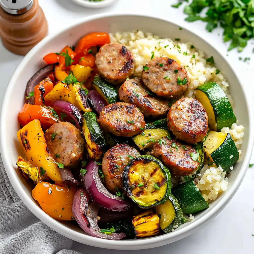 Air Fryer Chicken Sausage
